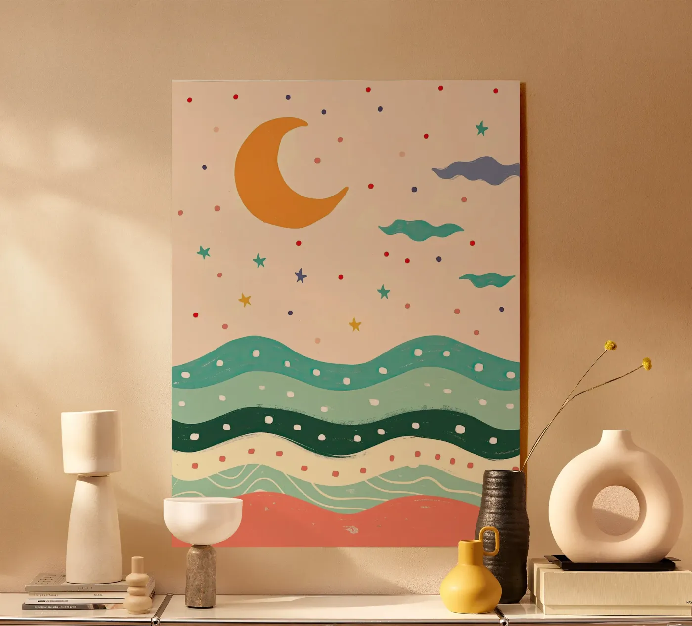 Moonlit Waves plexiglass da Lilo