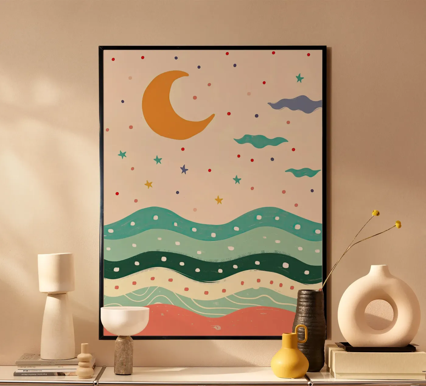 Moonlit Waves poster da Lilo