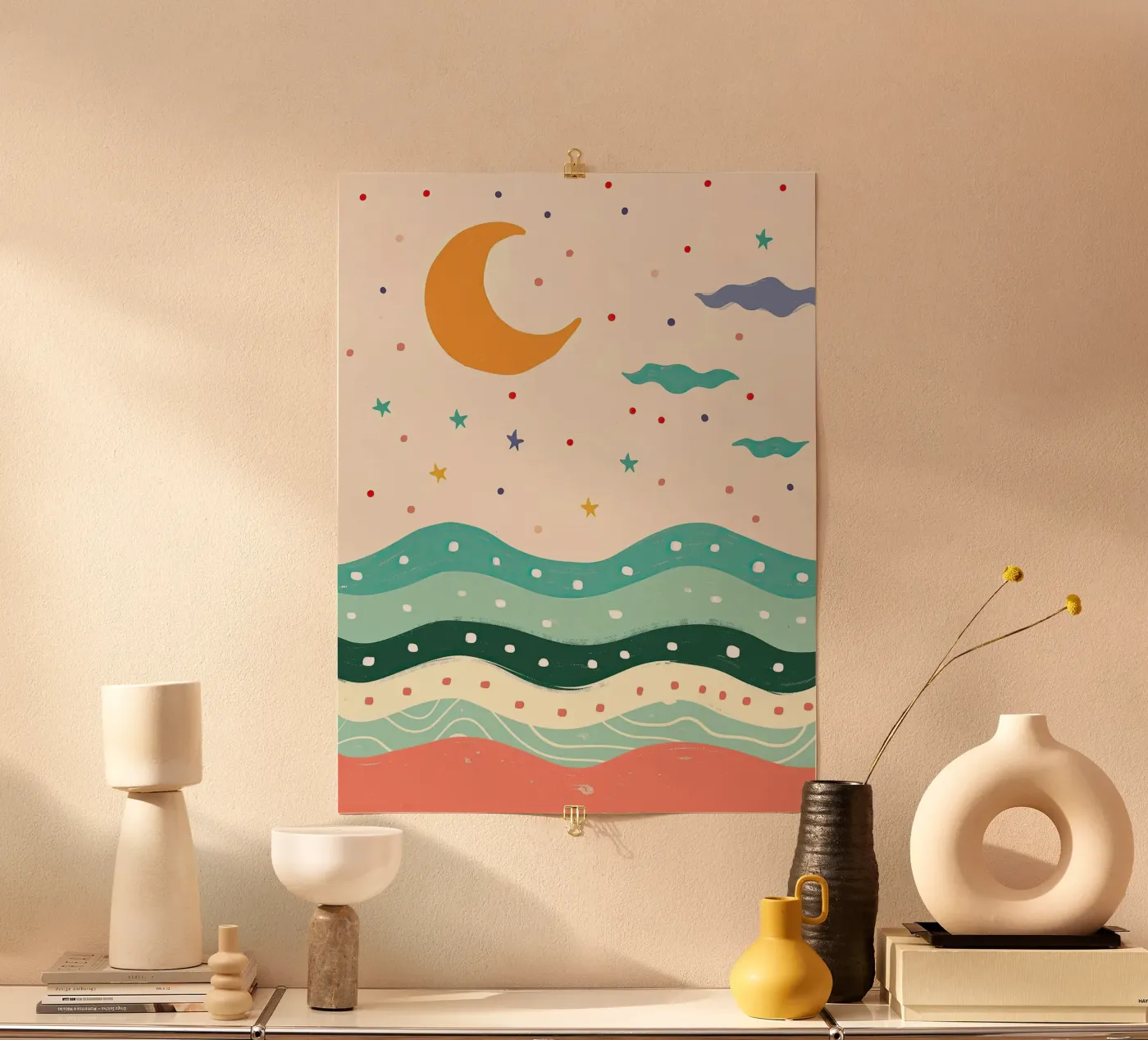 Moonlit Waves poster da Lilo