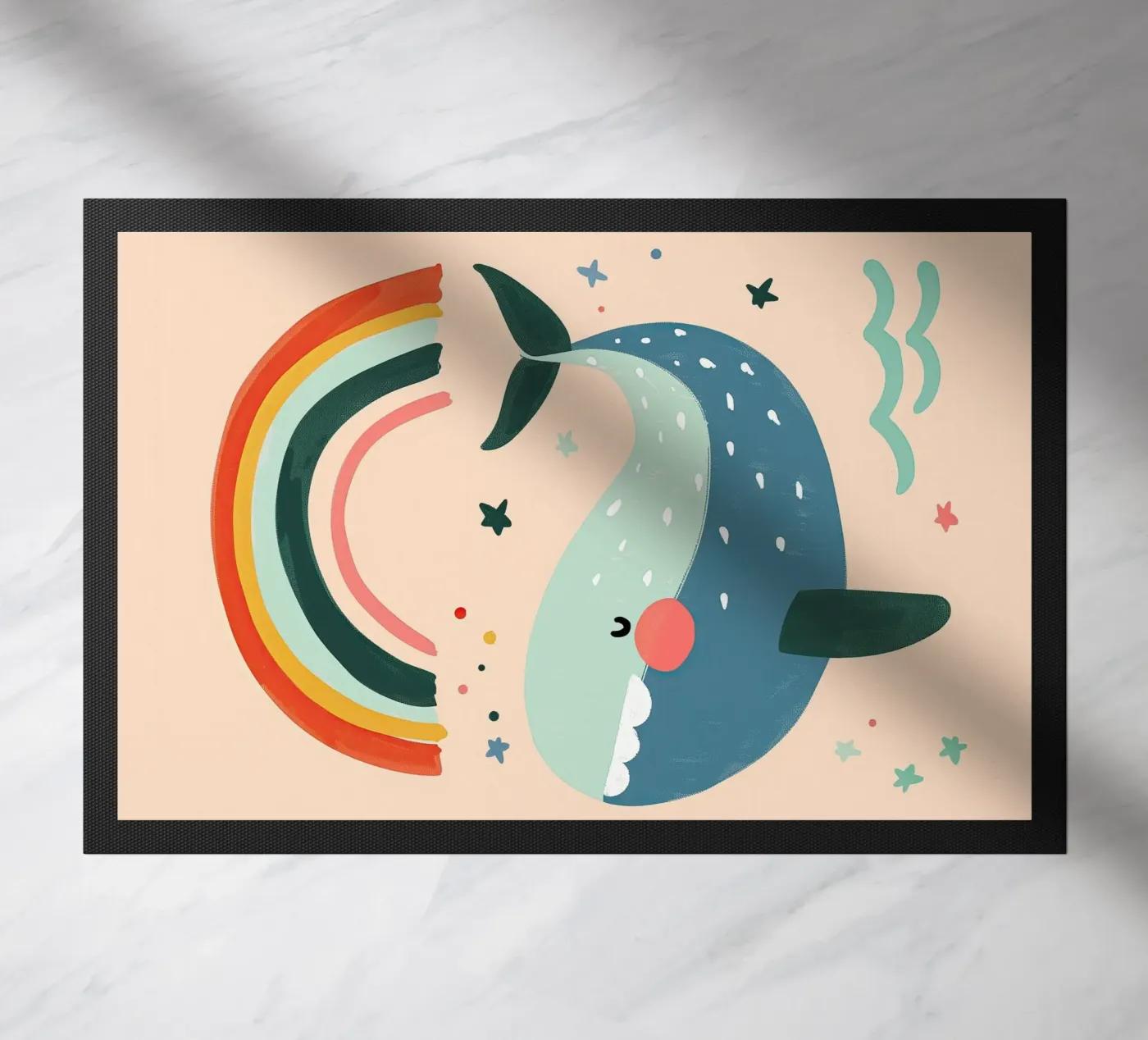 Rainbow Whale zerbino da Lilo