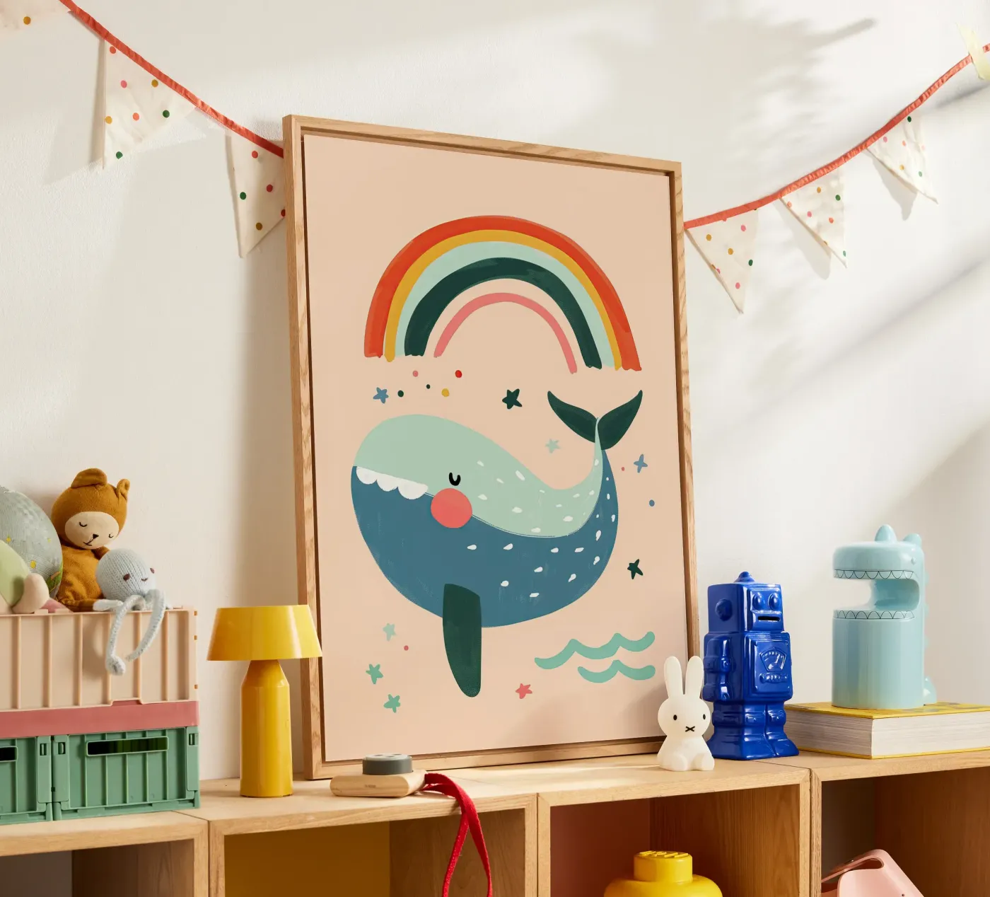 Rainbow Whale plexiglass da Lilo