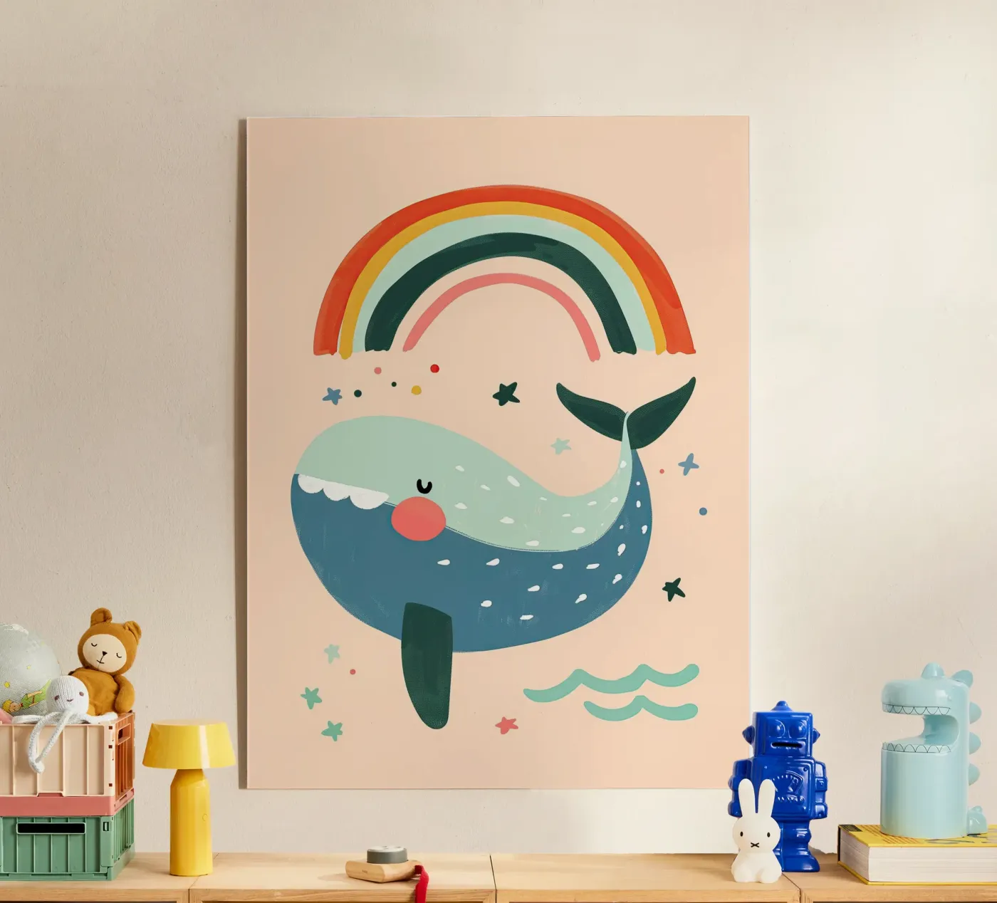 Rainbow Whale plexiglass da Lilo