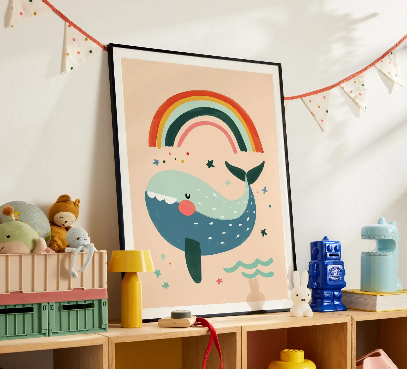 Rainbow Whale poster da Lilo