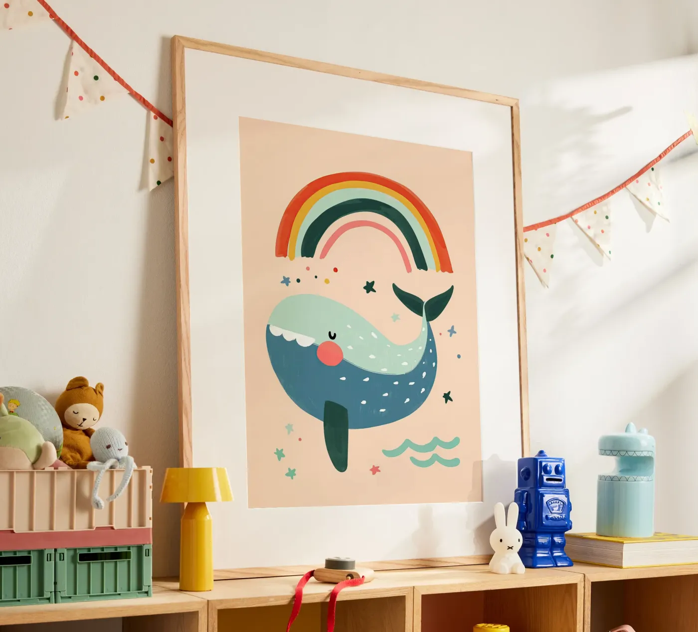 Rainbow Whale poster da Lilo