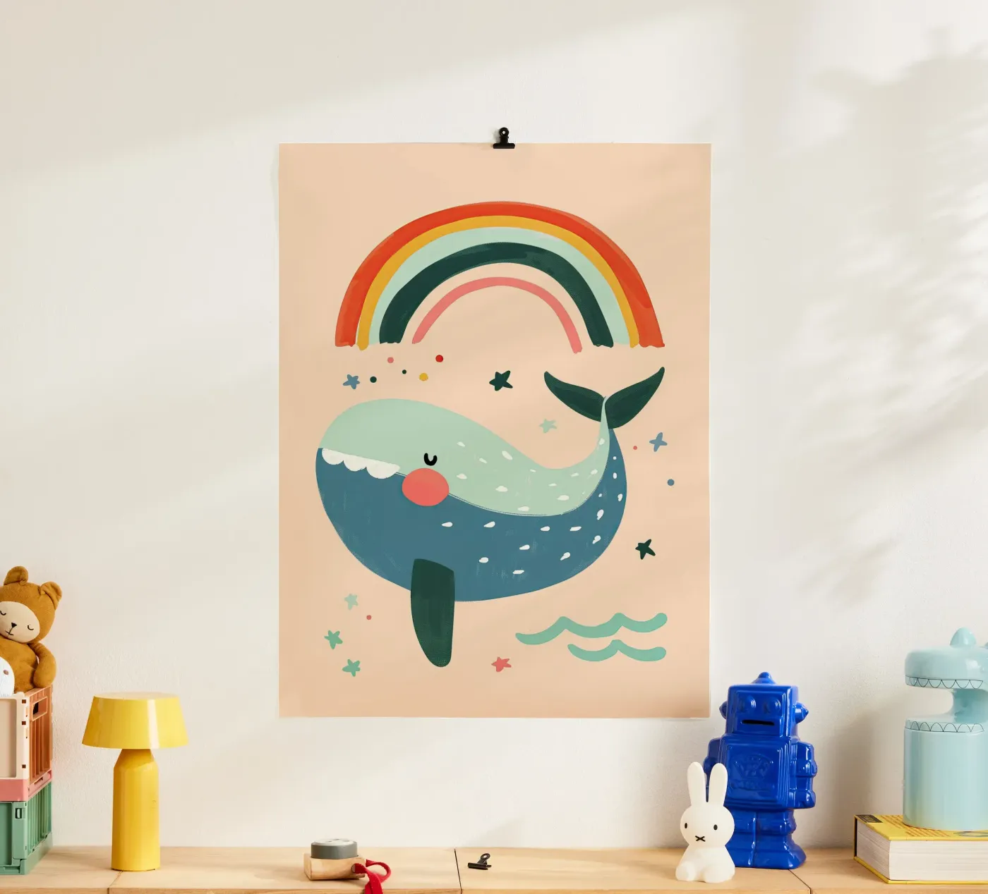 Rainbow Whale poster da Lilo