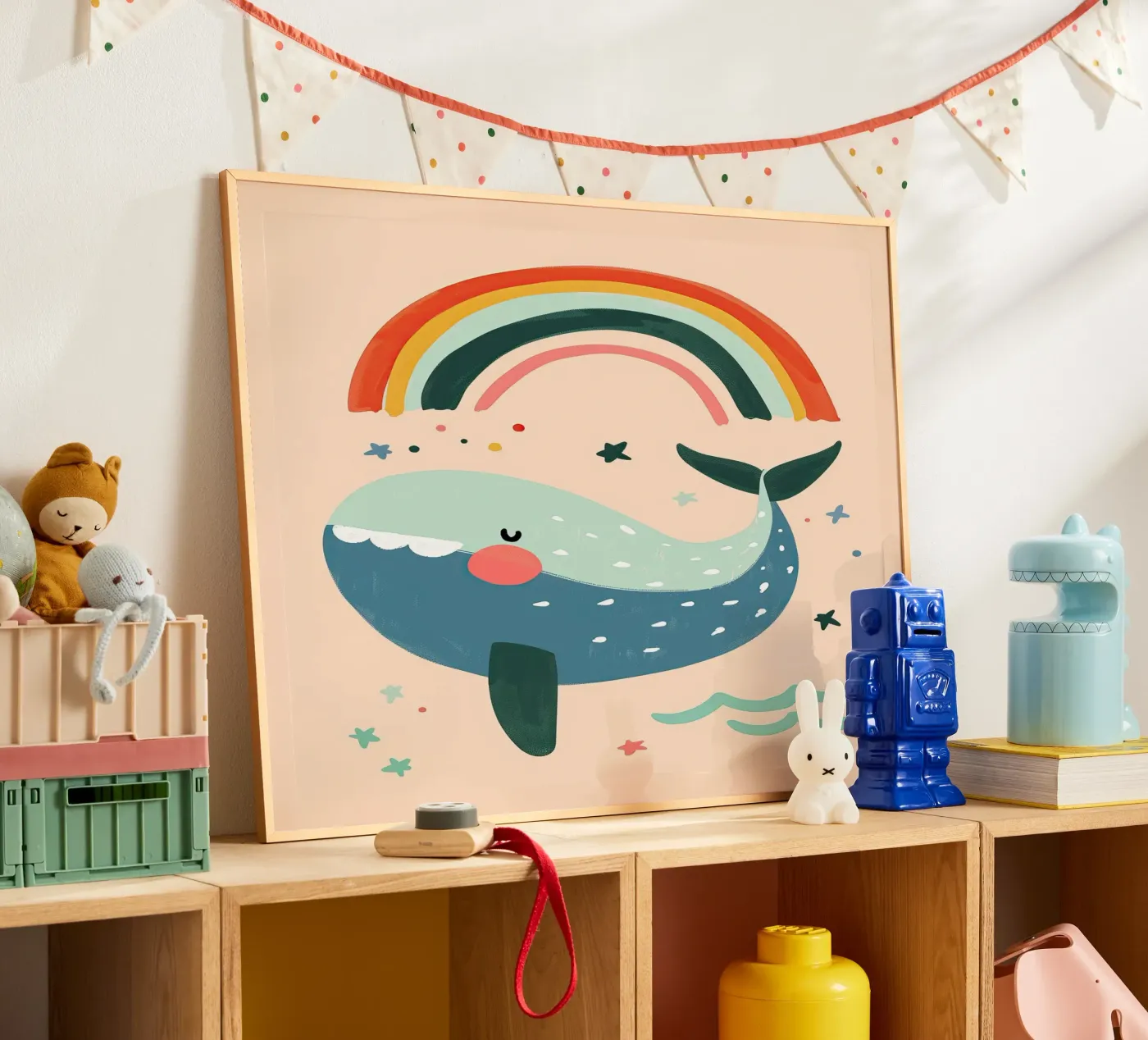 Rainbow Whale poster da Lilo
