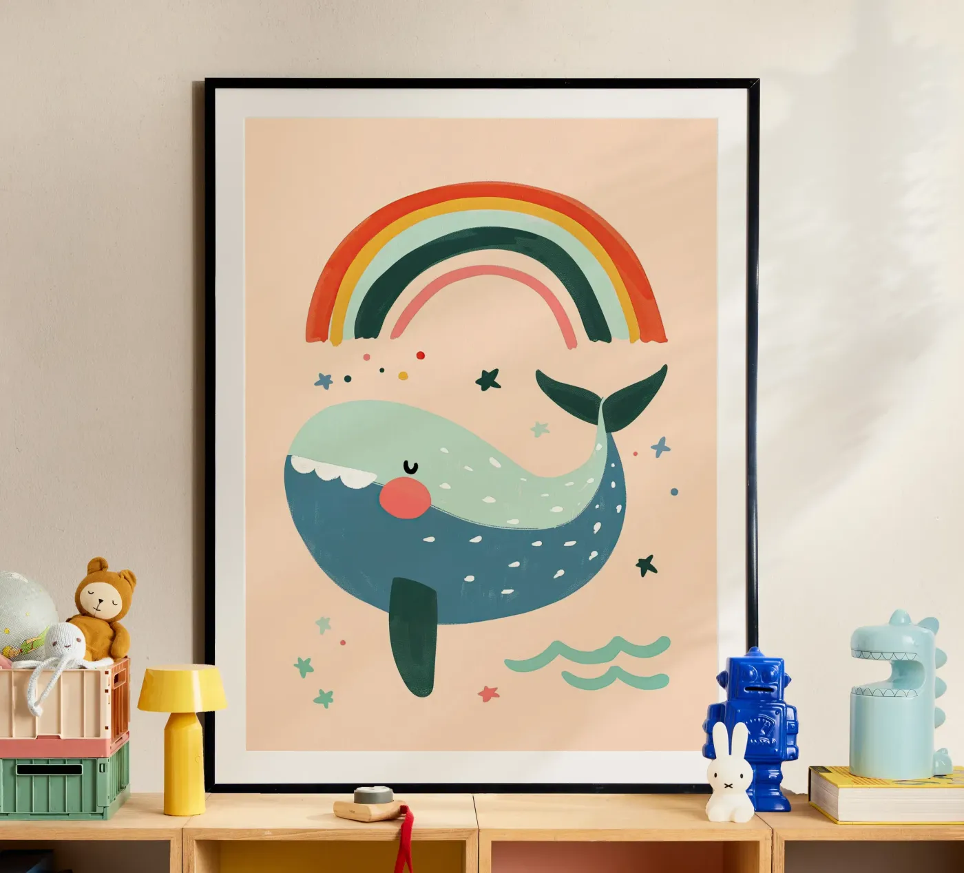 Rainbow Whale poster da Lilo