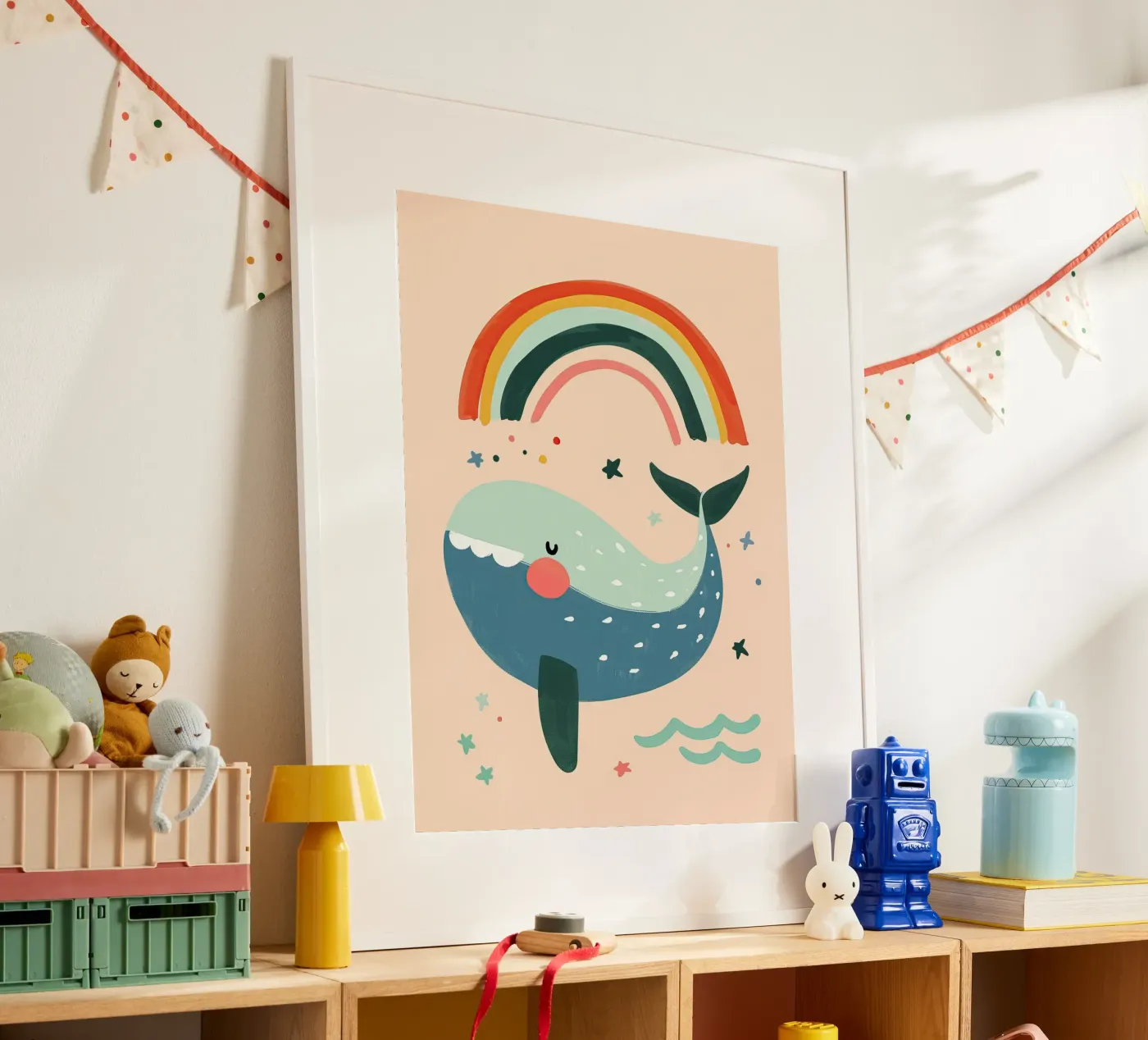 Rainbow Whale poster da Lilo