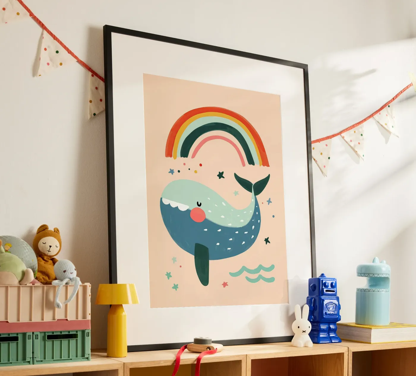 Rainbow Whale poster da Lilo