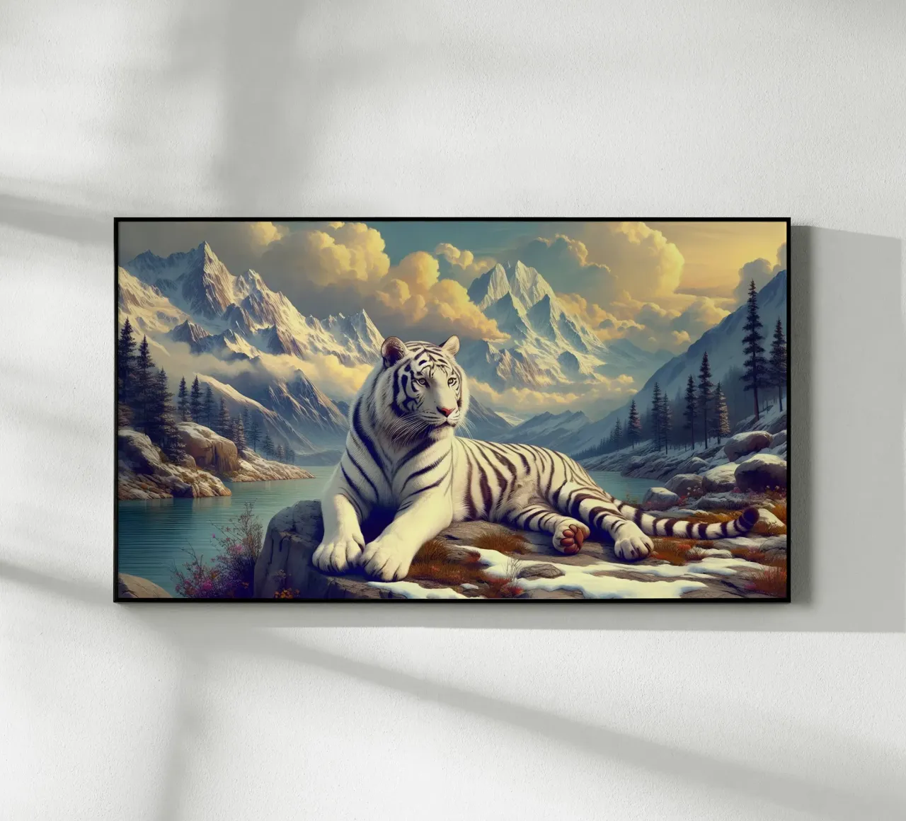 TIGRE BIANCA plexiglass da RUBIANT ART