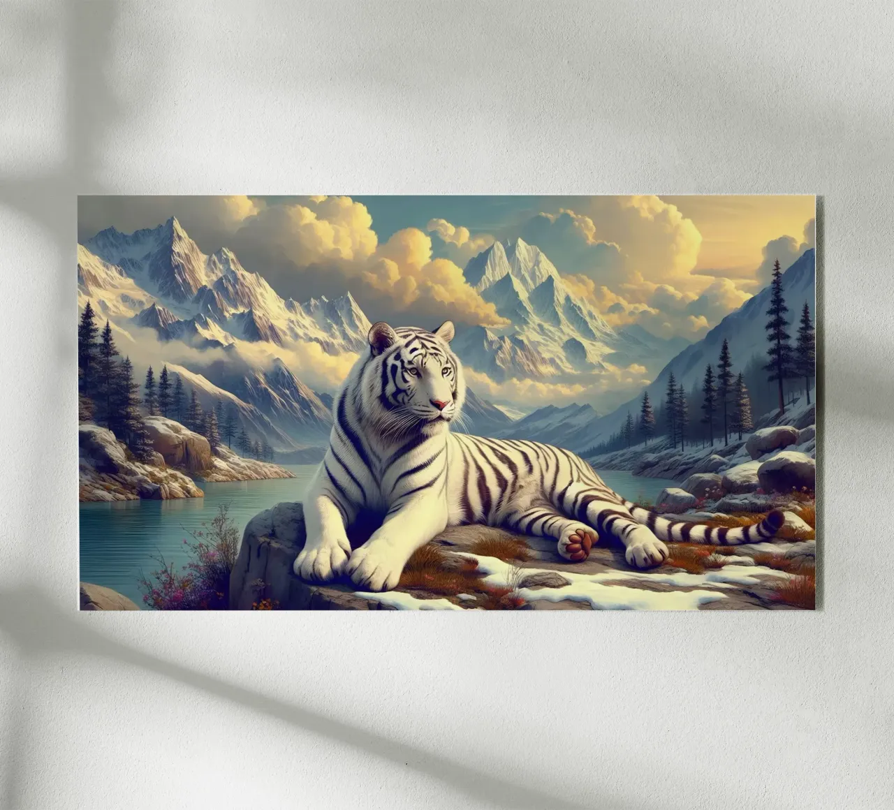 TIGRE BIANCA plexiglass da RUBIANT ART