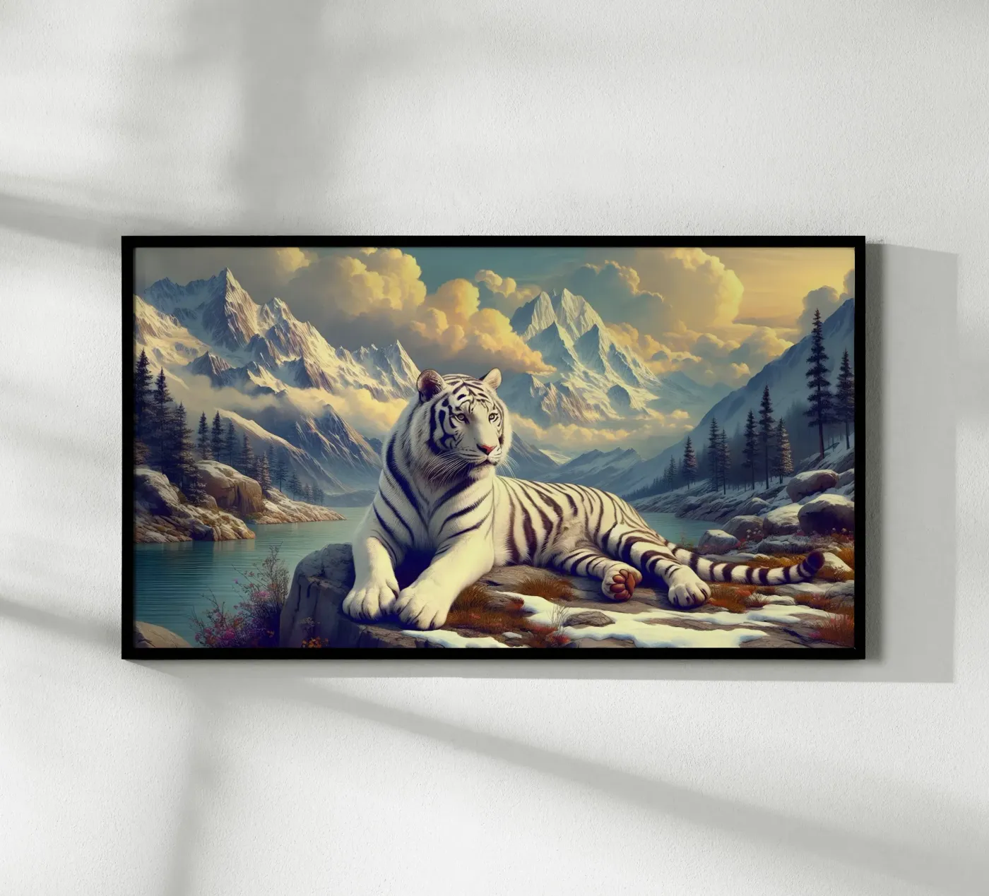 WHITE TIGER poster da RUBIANT ART