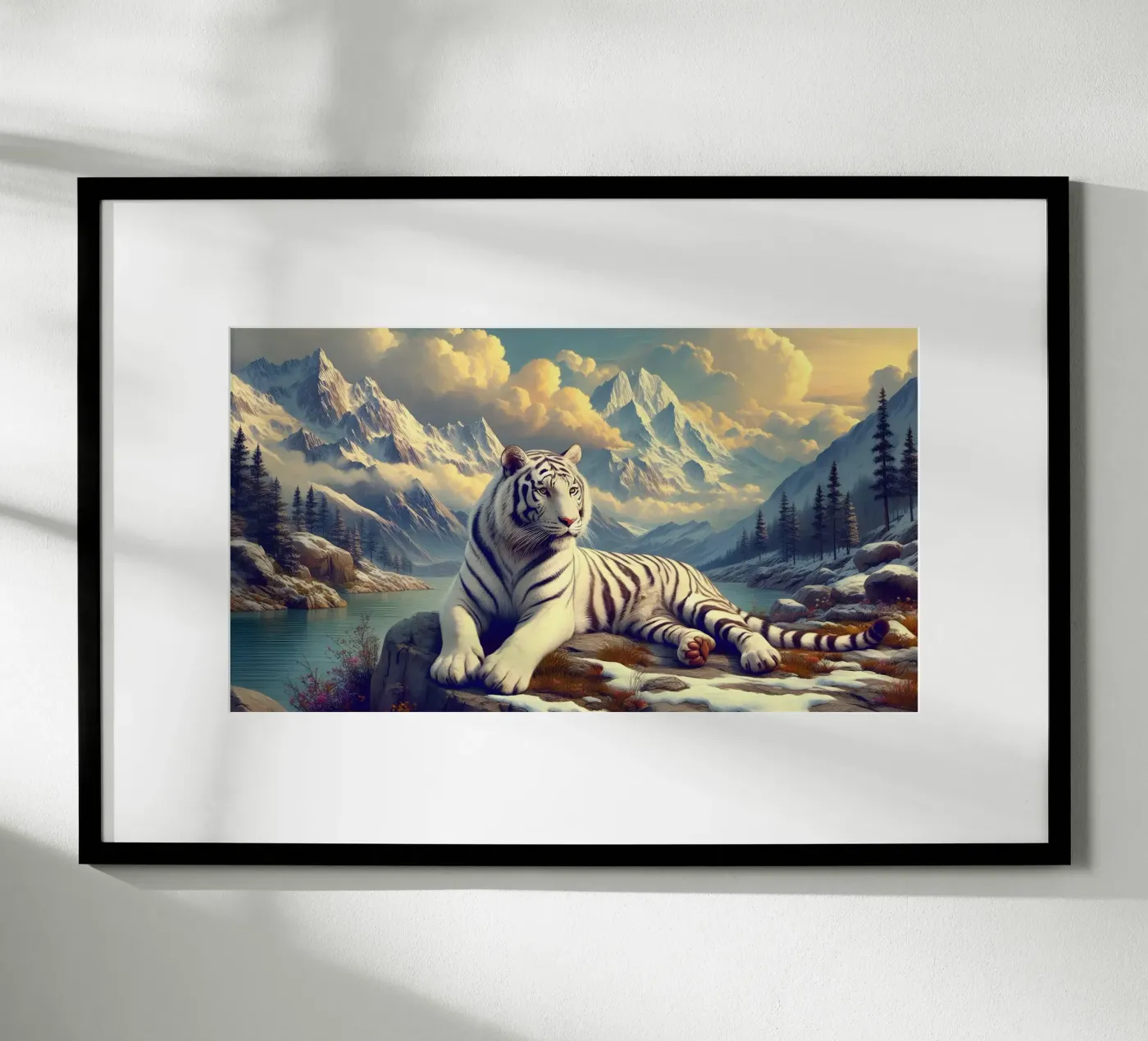 WHITE TIGER poster da RUBIANT ART