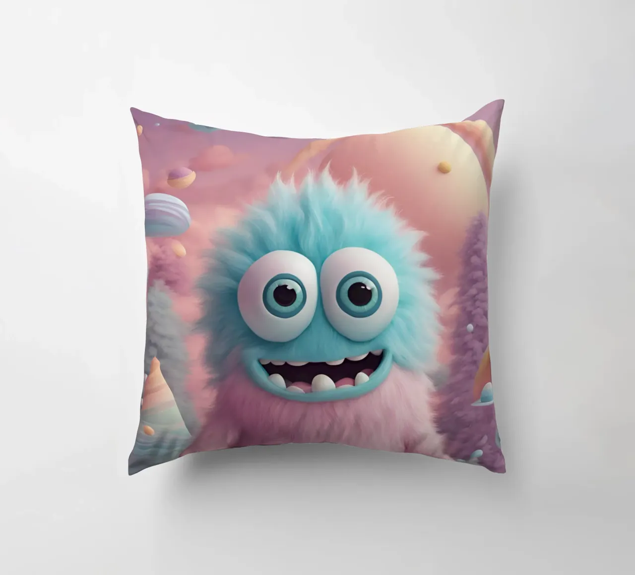piccolo mostro 3 cuscino da Rezh creations