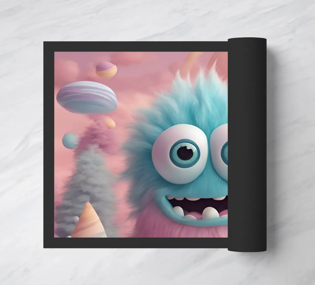 piccolo mostro 3 zerbino da Rezh creations