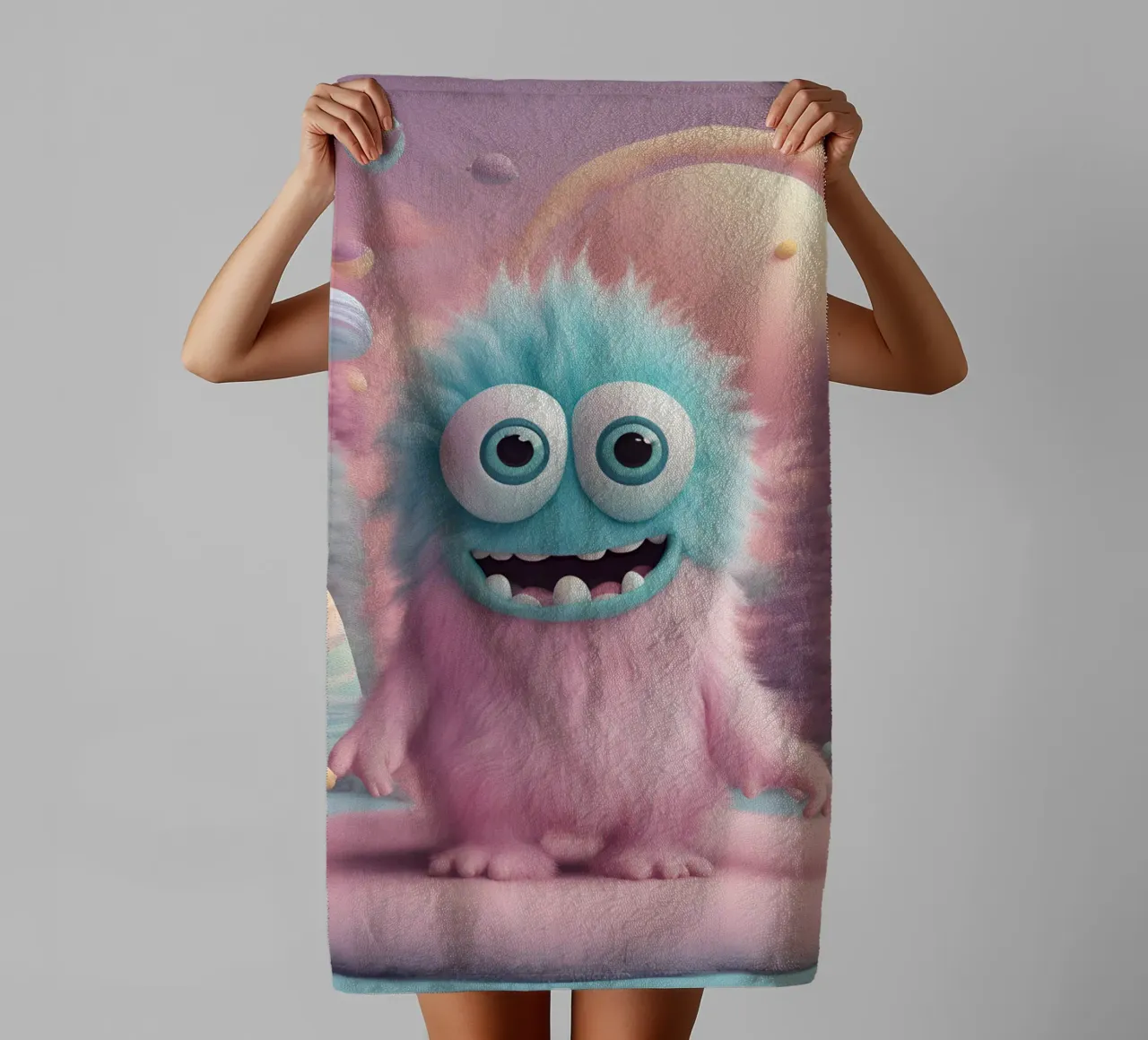 piccolo mostro 3 asciugamano da bagno da Rezh creations