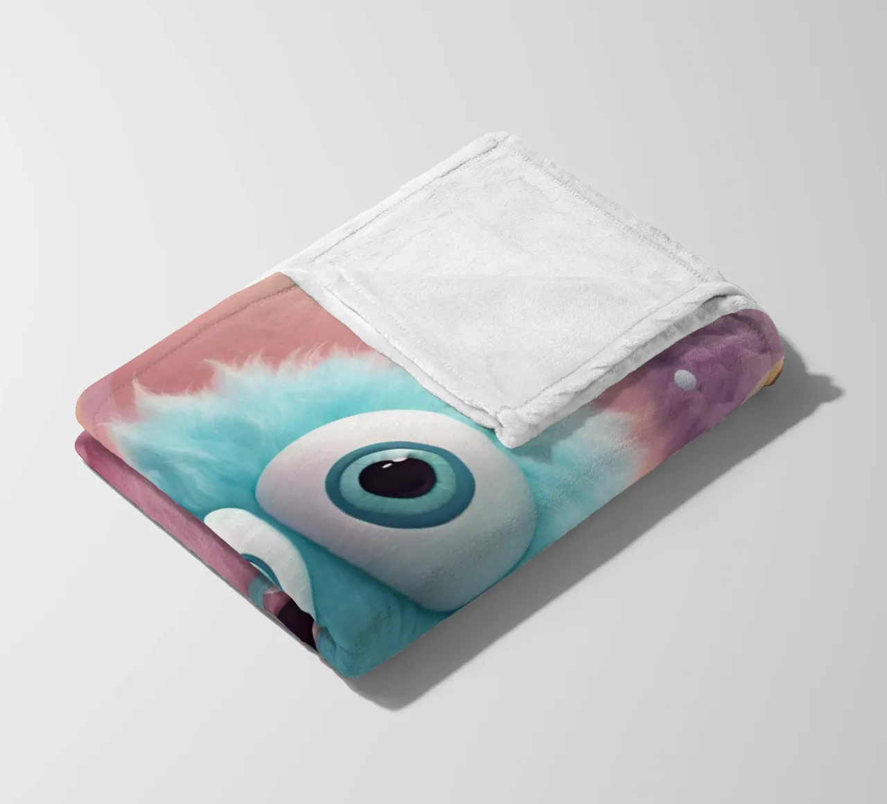 piccolo mostro 3 coperta in pile da Rezh creations