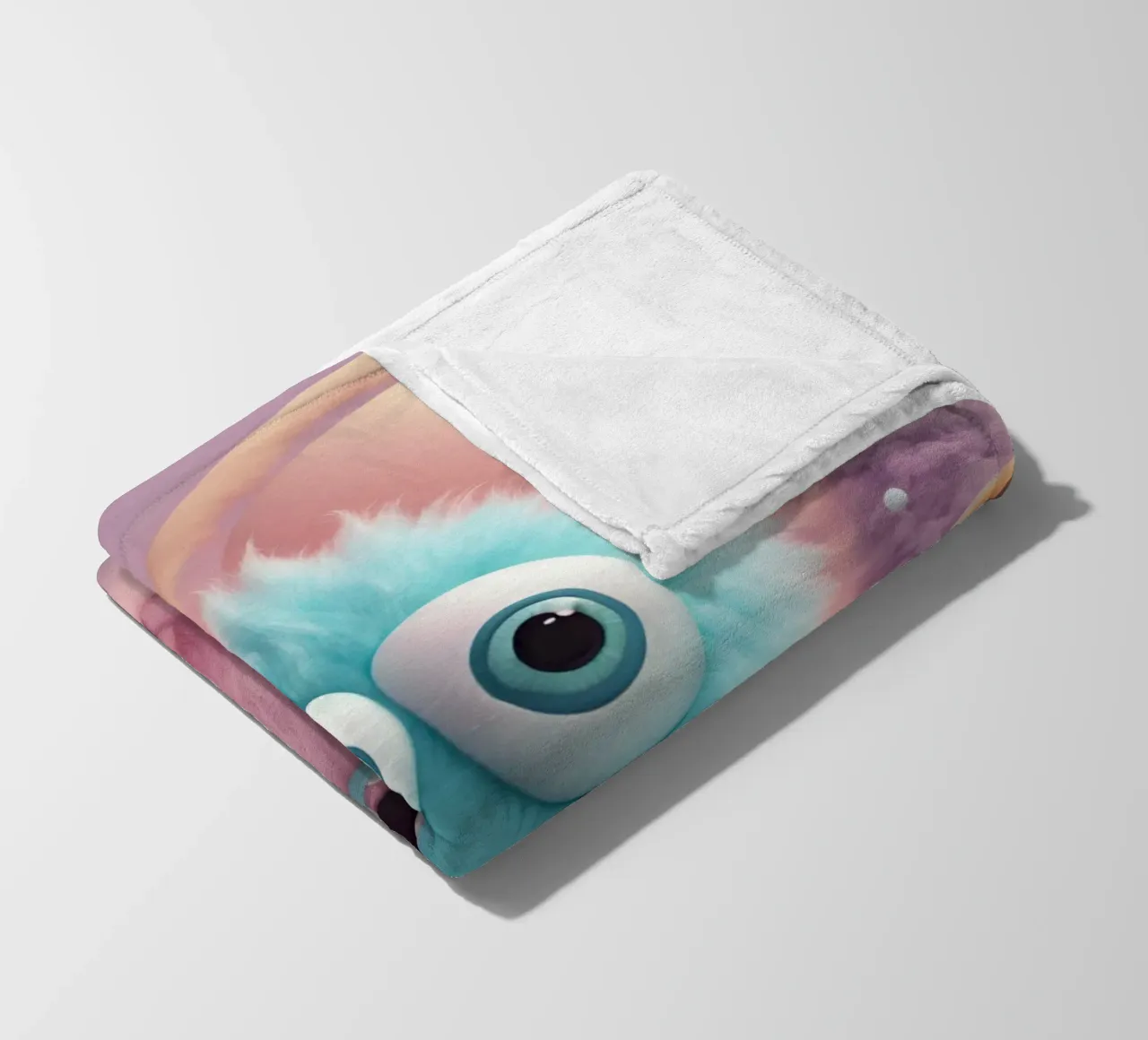 piccolo mostro 3 coperta in pile da Rezh creations