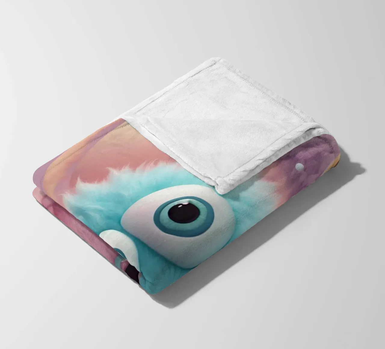 piccolo mostro 3 coperta in pile da Rezh creations