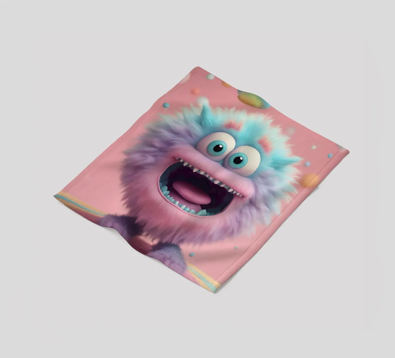 piccolo mostro 4 coperta in pile da Rezh creations