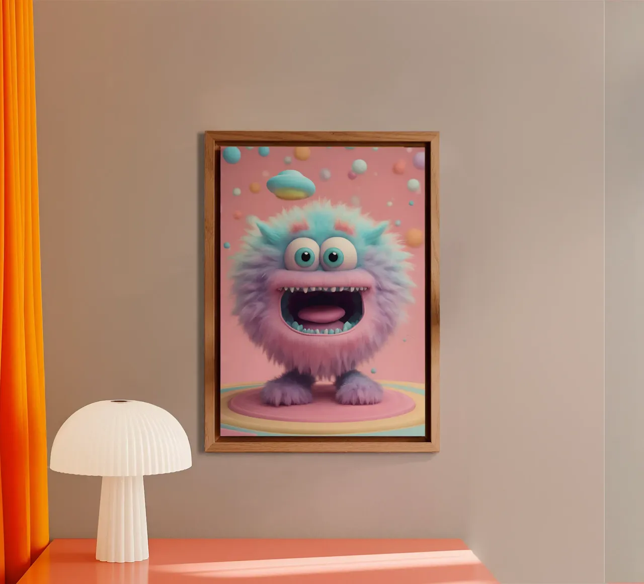 piccolo mostro 4 alluminio dibond da Rezh creations