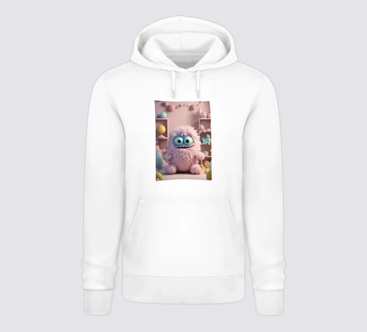 piccolo mostro 5 felpa con cappuccio da Rezh creations