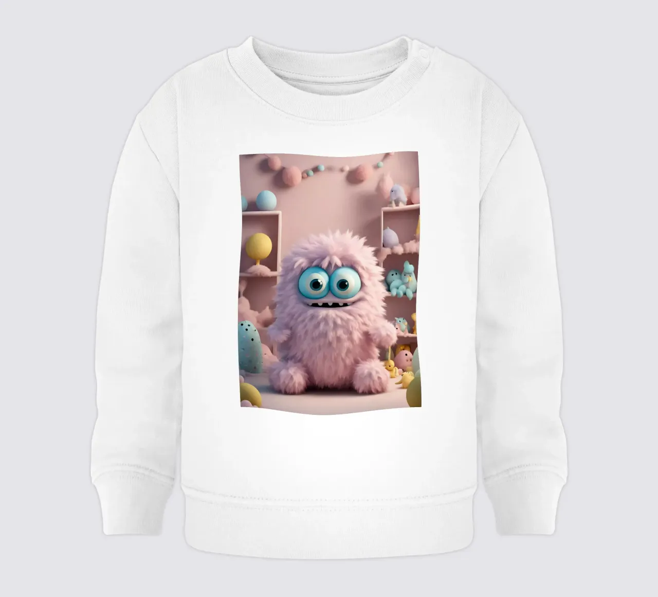 piccolo mostro 5 felpa neonato da Rezh creations