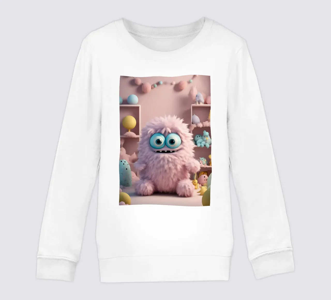 piccolo mostro 5 felpa bambino da Rezh creations