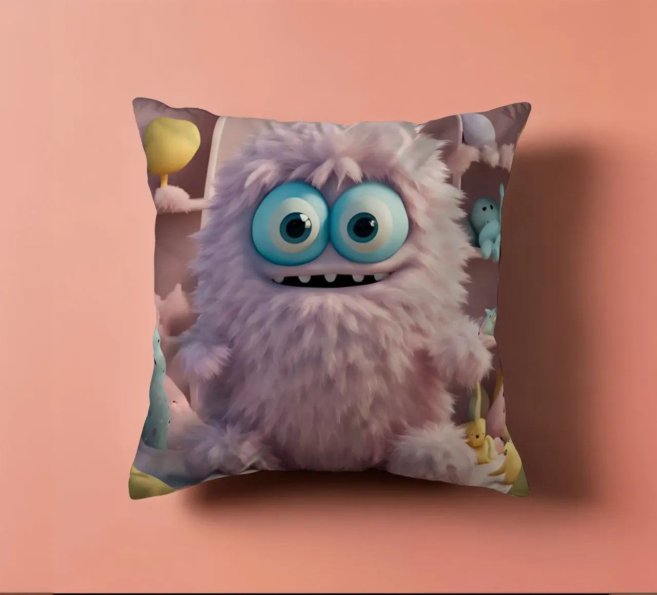 piccolo mostro 5 cuscino da Rezh creations