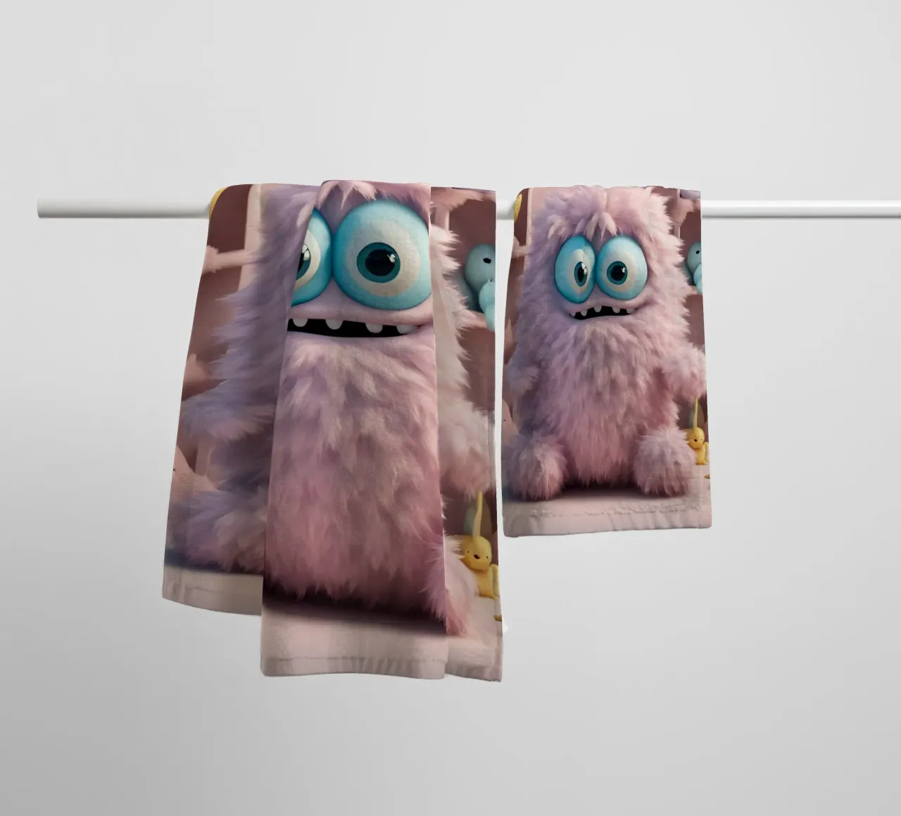 piccolo mostro 5 asciugamano da bagno da Rezh creations