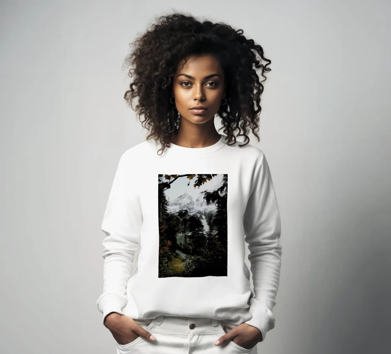 Cascade River RD sweatshirt by Kevin Russ