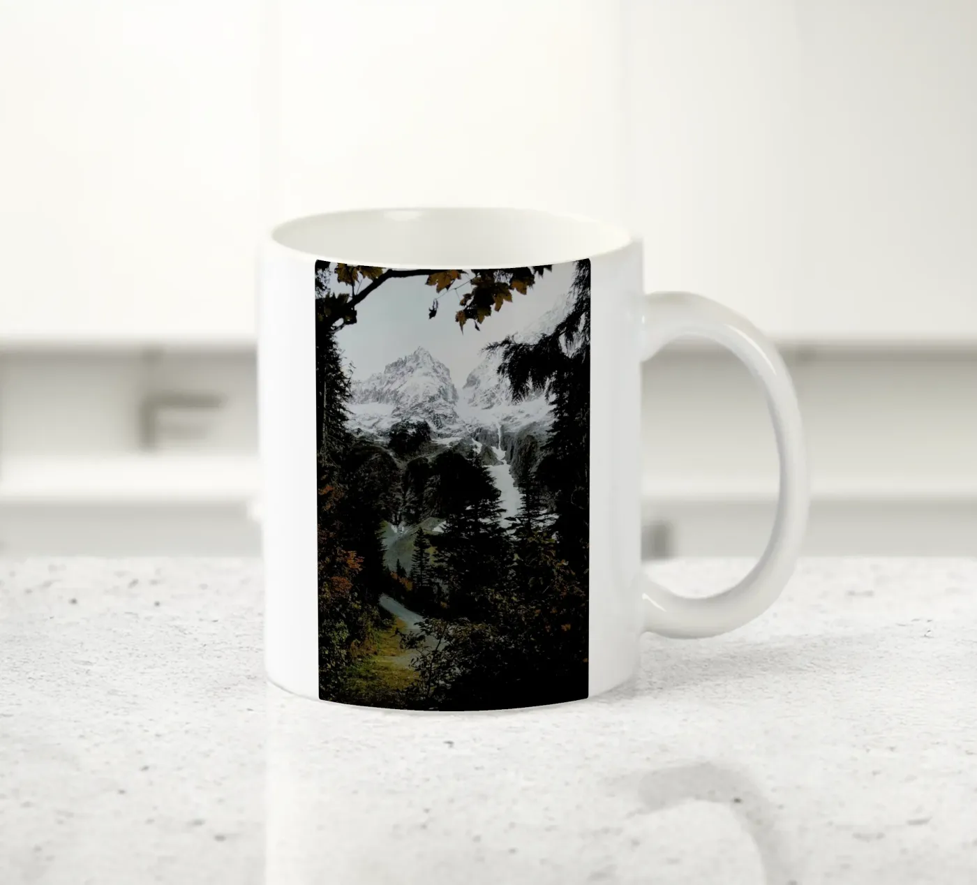 Cascade River RD ceramic mug by Kevin Russ