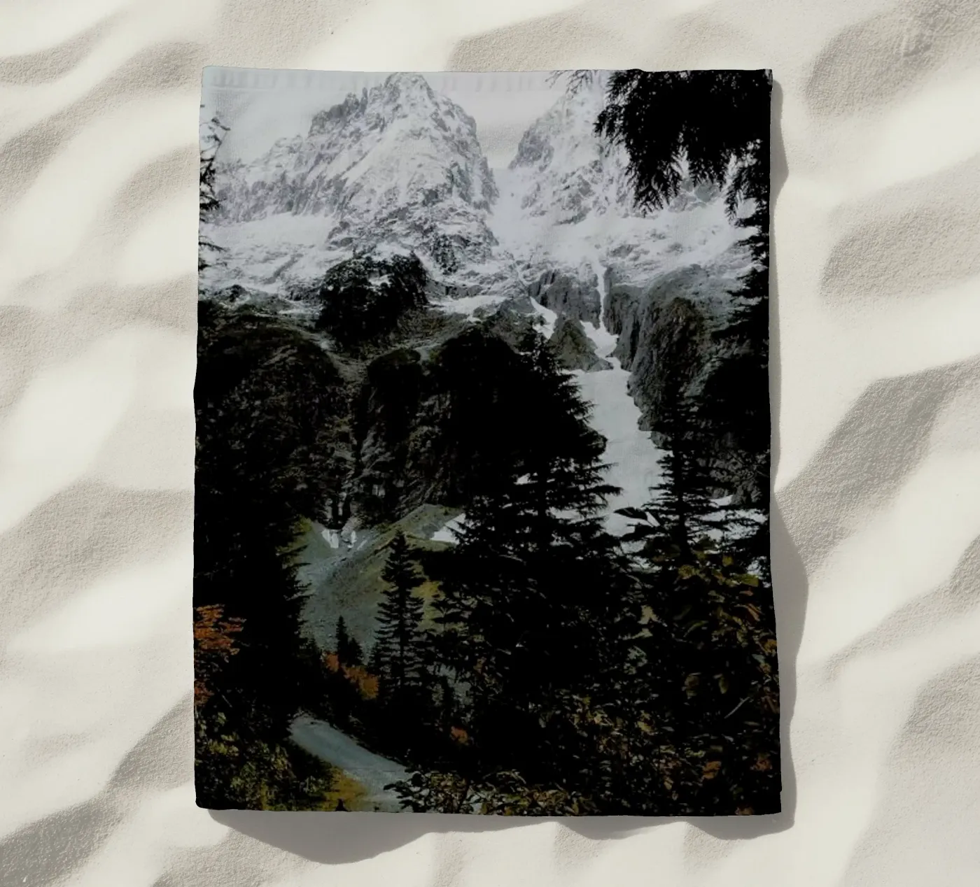 Cascade River RD beach towel by Kevin Russ