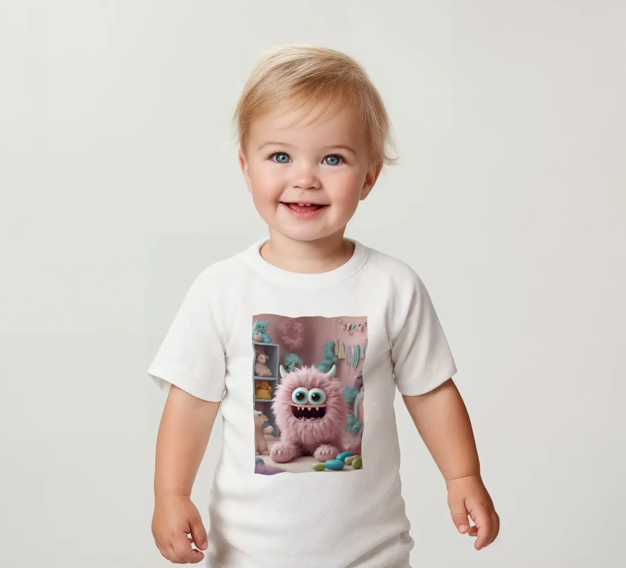 piccolo mostro 6 maglietta neonato da Rezh creations