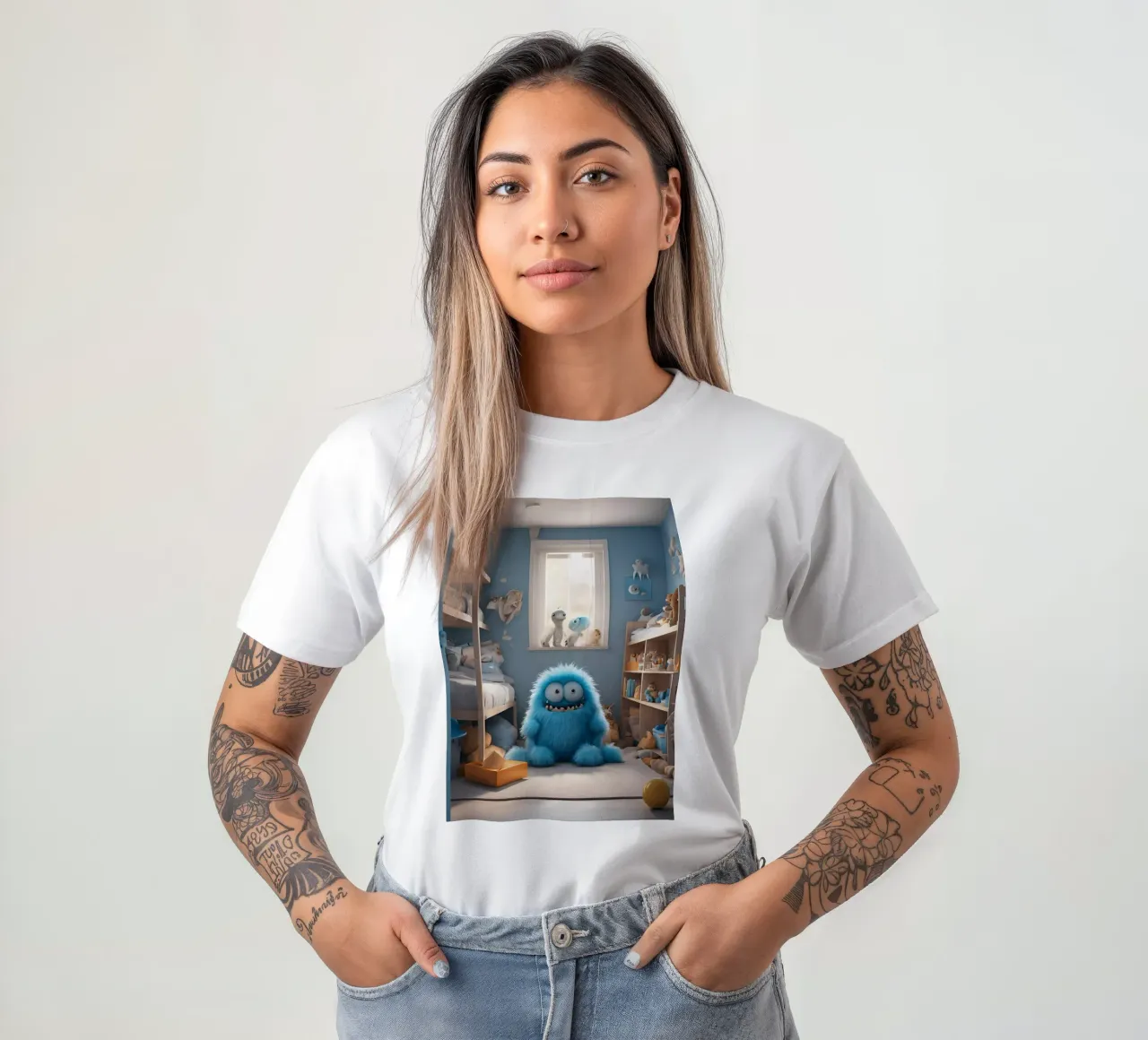 piccolo mostro 7 t-shirt da Rezh creations