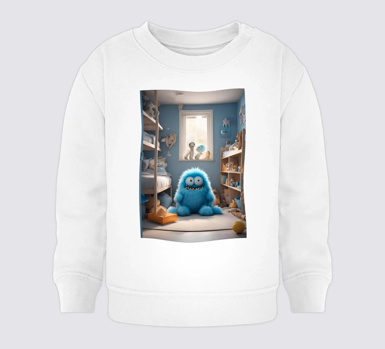 piccolo mostro 7 felpa neonato da Rezh creations
