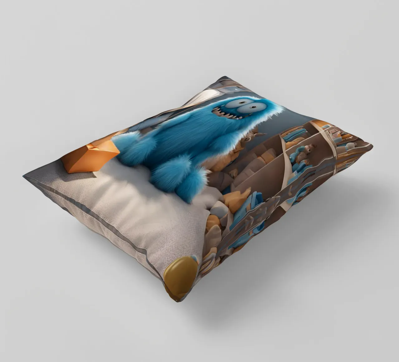 piccolo mostro 7 cuscino da Rezh creations