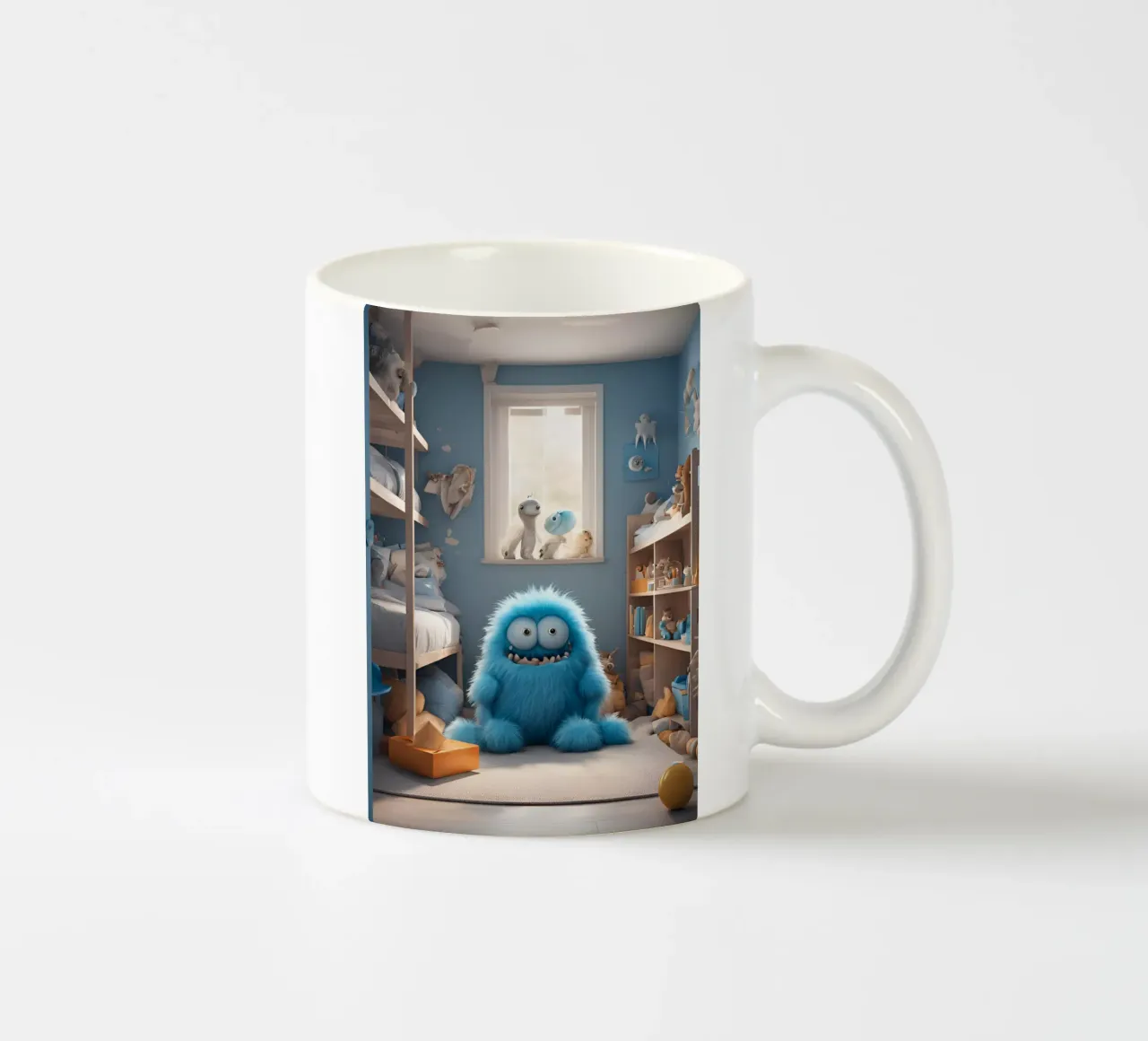 little monster 7 ceramic mug by Rezh creations