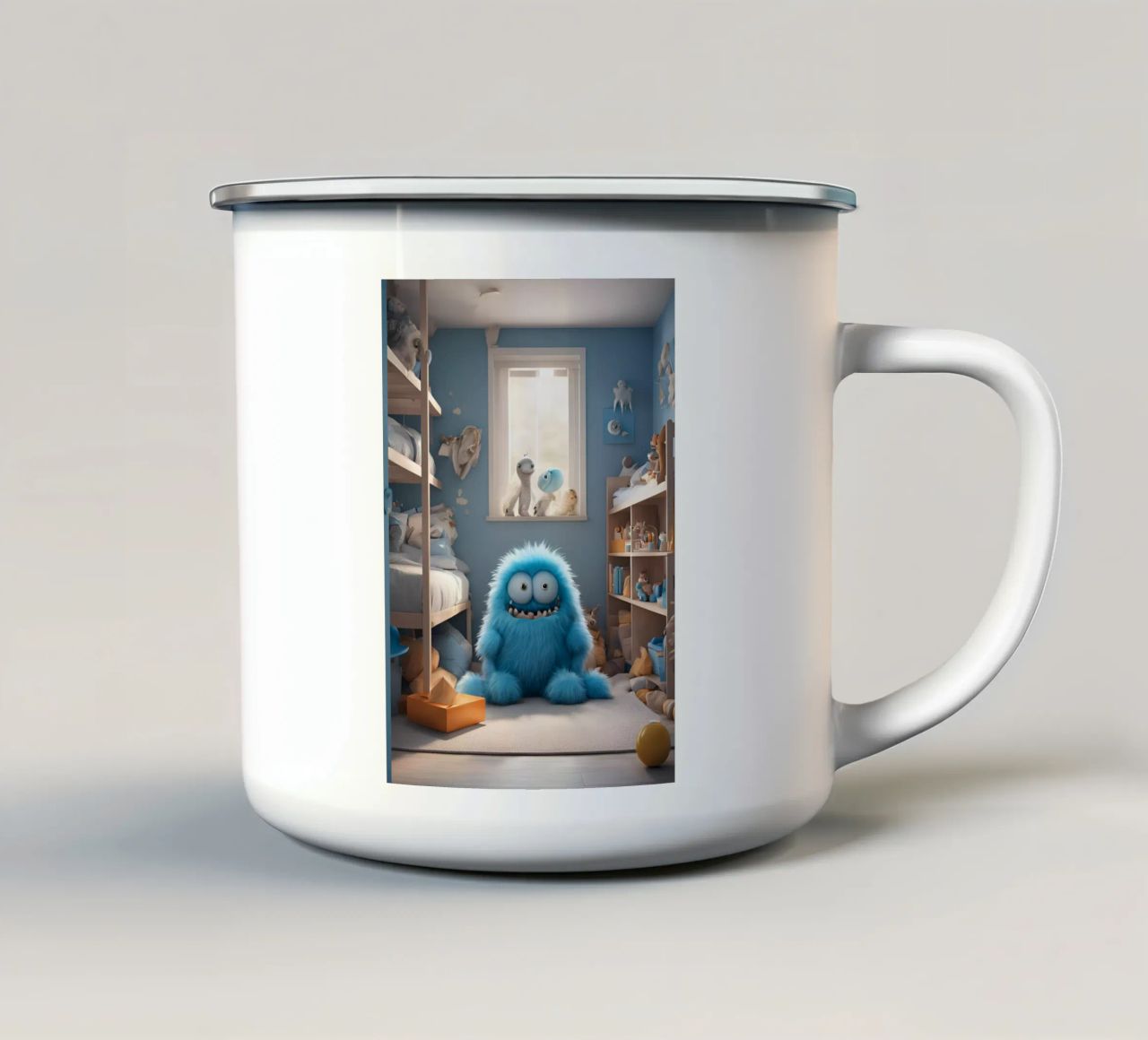 piccolo mostro 7 tazza in smalto da Rezh creations