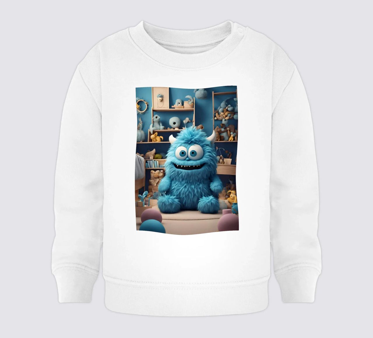 piccolo mostro 8 felpa neonato da Rezh creations