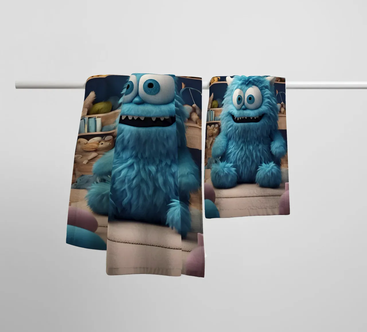 piccolo mostro 8 asciugamano da bagno da Rezh creations