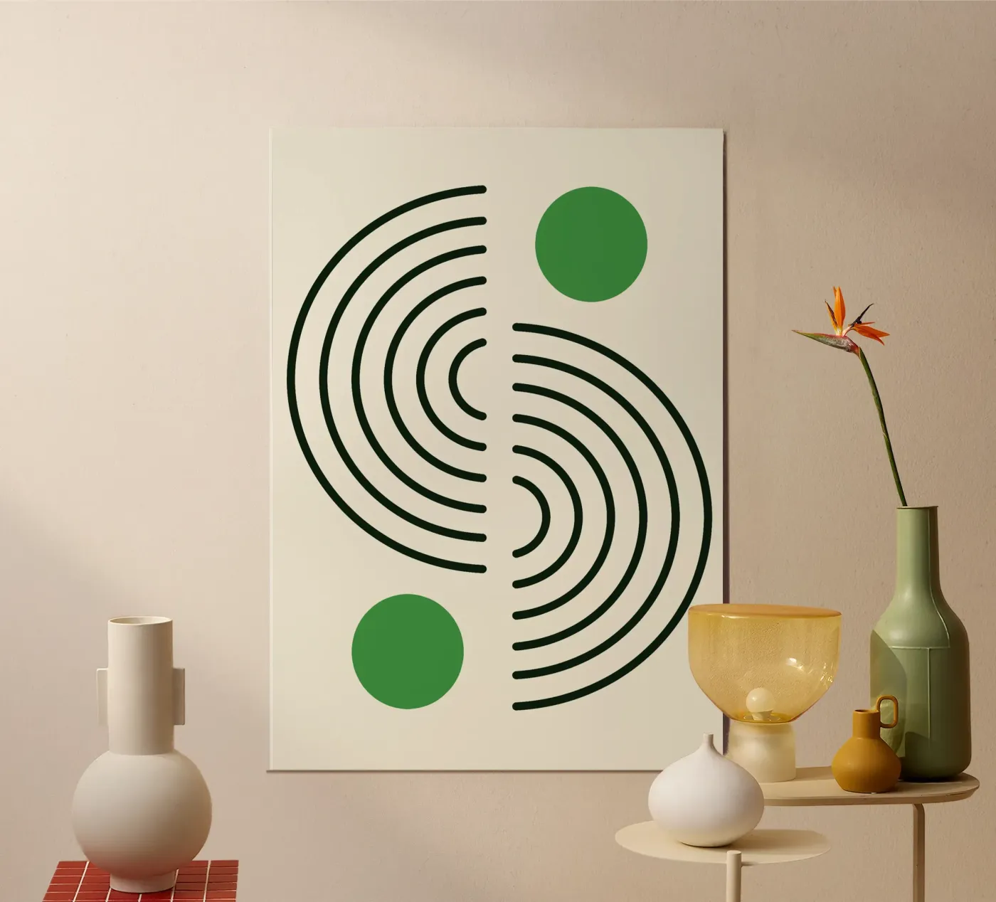 Verdant Reflection poster by David