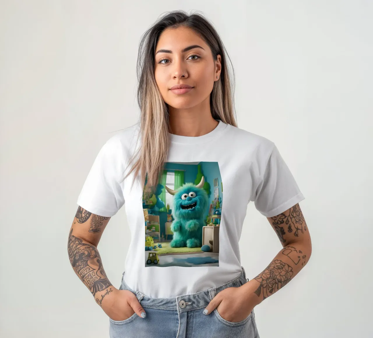 pequeño monstruo 9 camiseta de Rezh creations