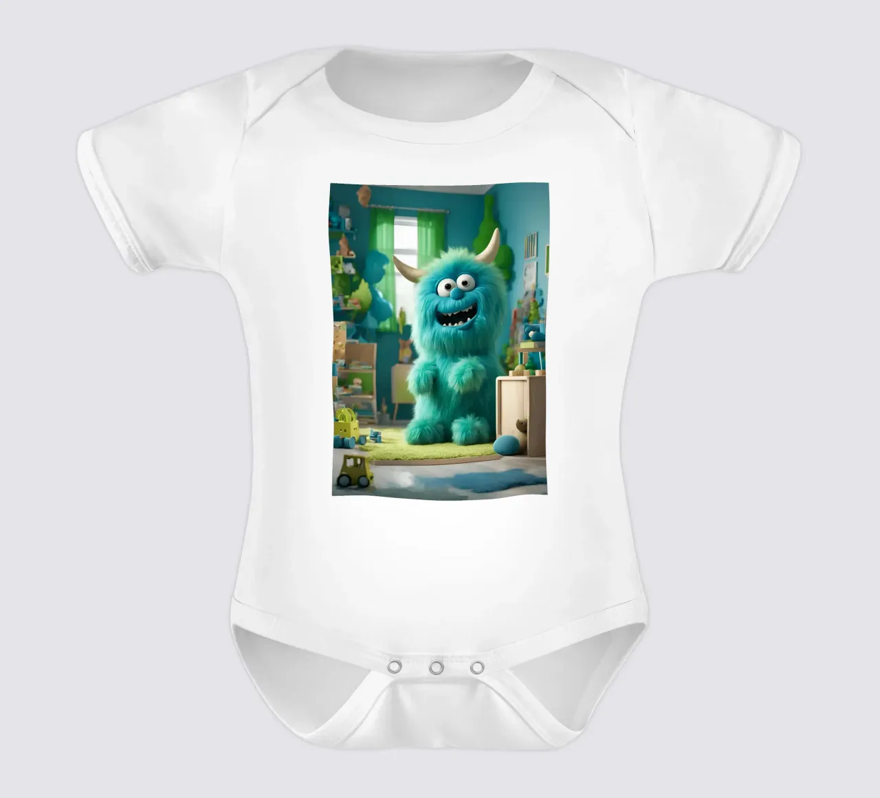 piccolo mostro 9 body neonato maniche corte da Rezh creations