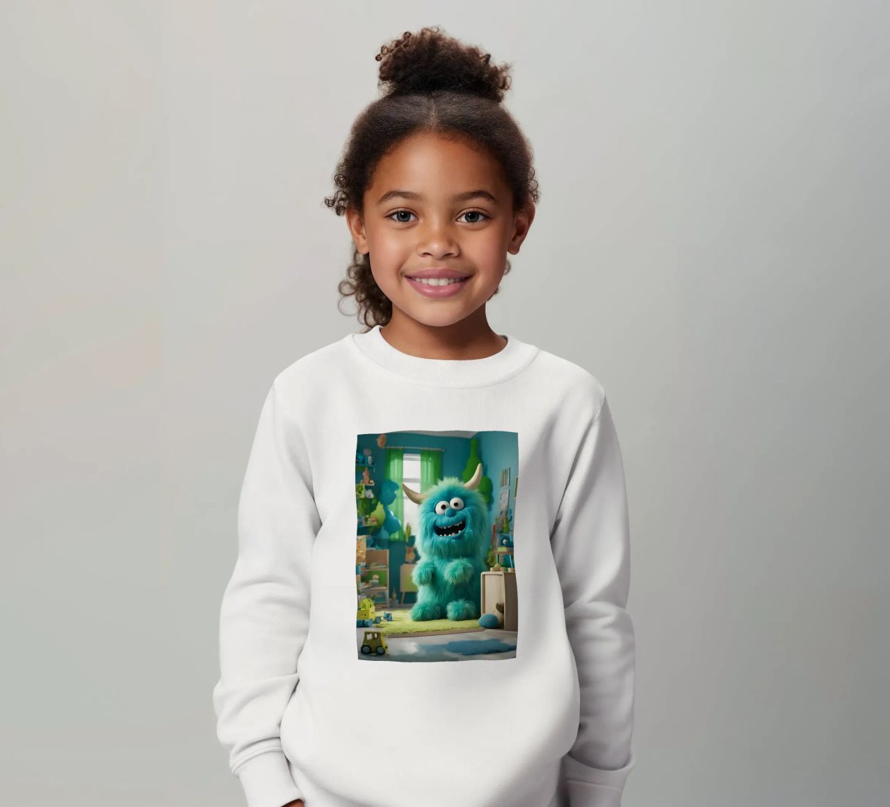 piccolo mostro 9 felpa bambino da Rezh creations