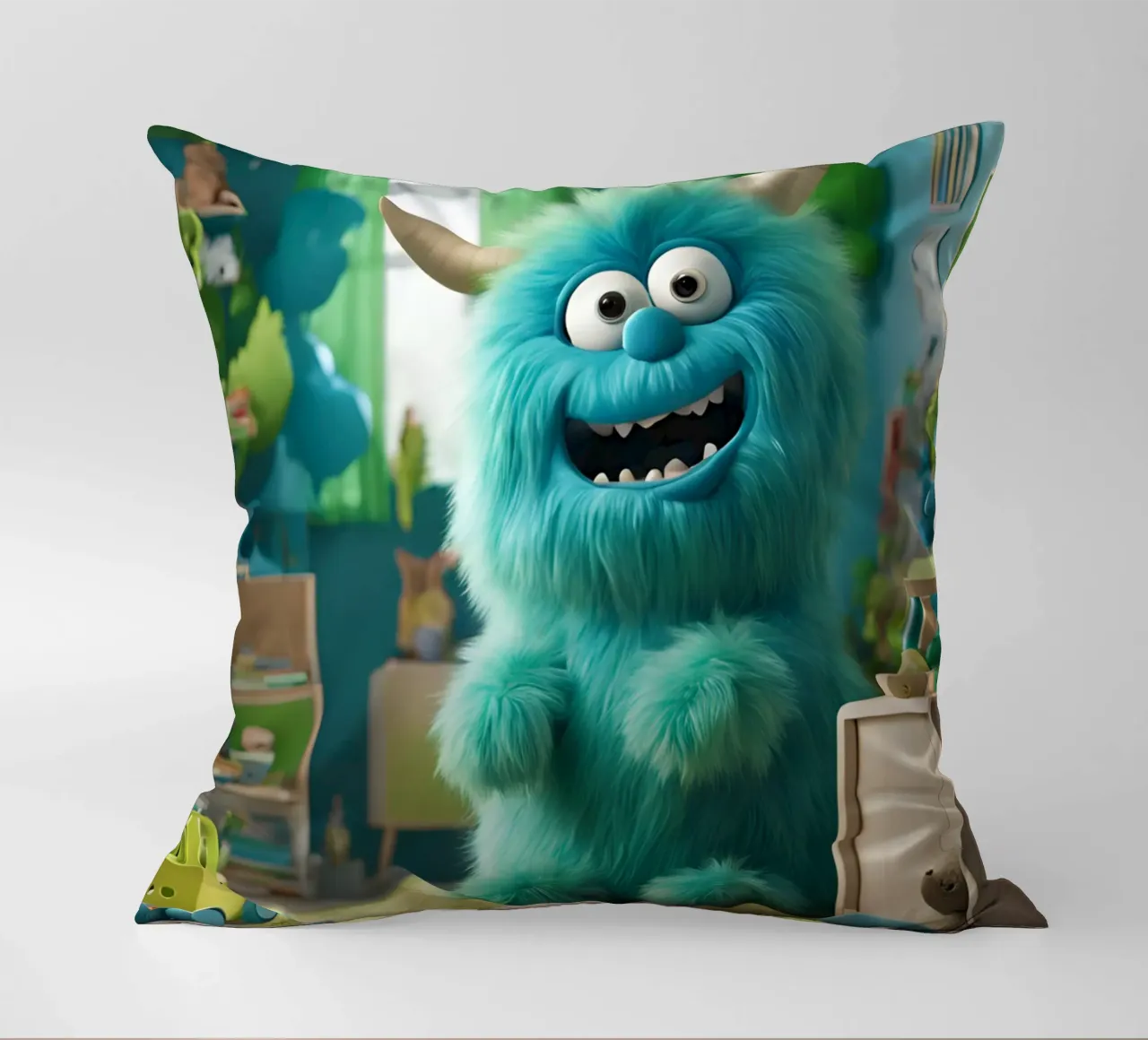pequeño monstruo 9 cojín de Rezh creations