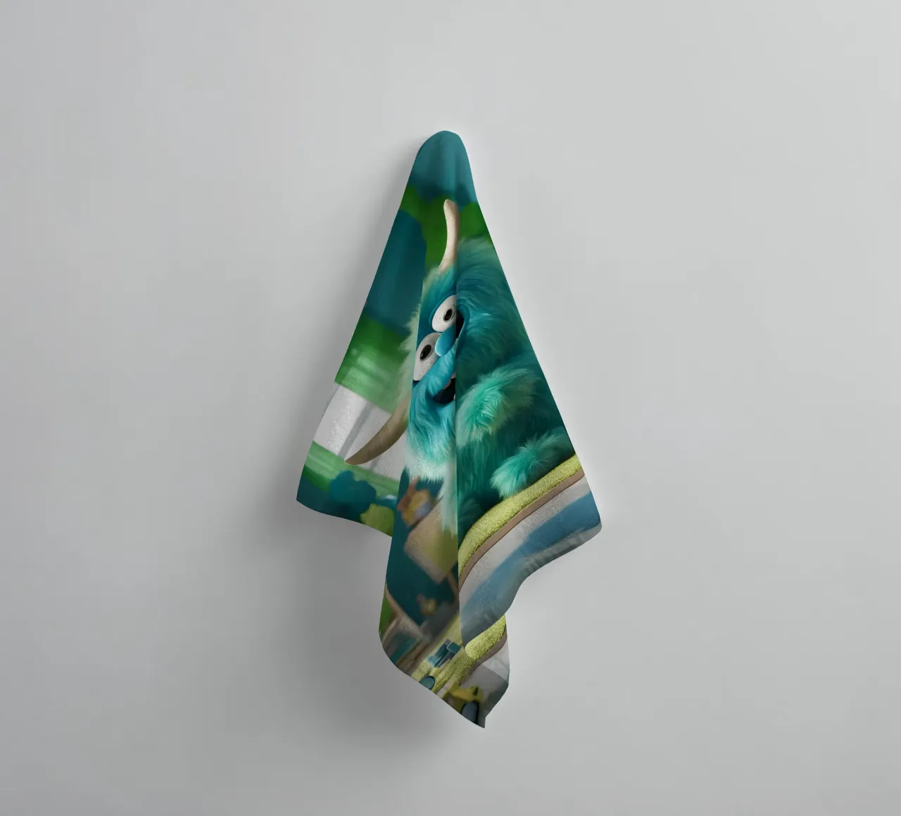 kleines Monster 9 Handtuch von Rezh creations