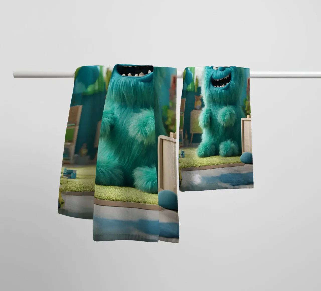 kleines Monster 9 Handtuch von Rezh creations
