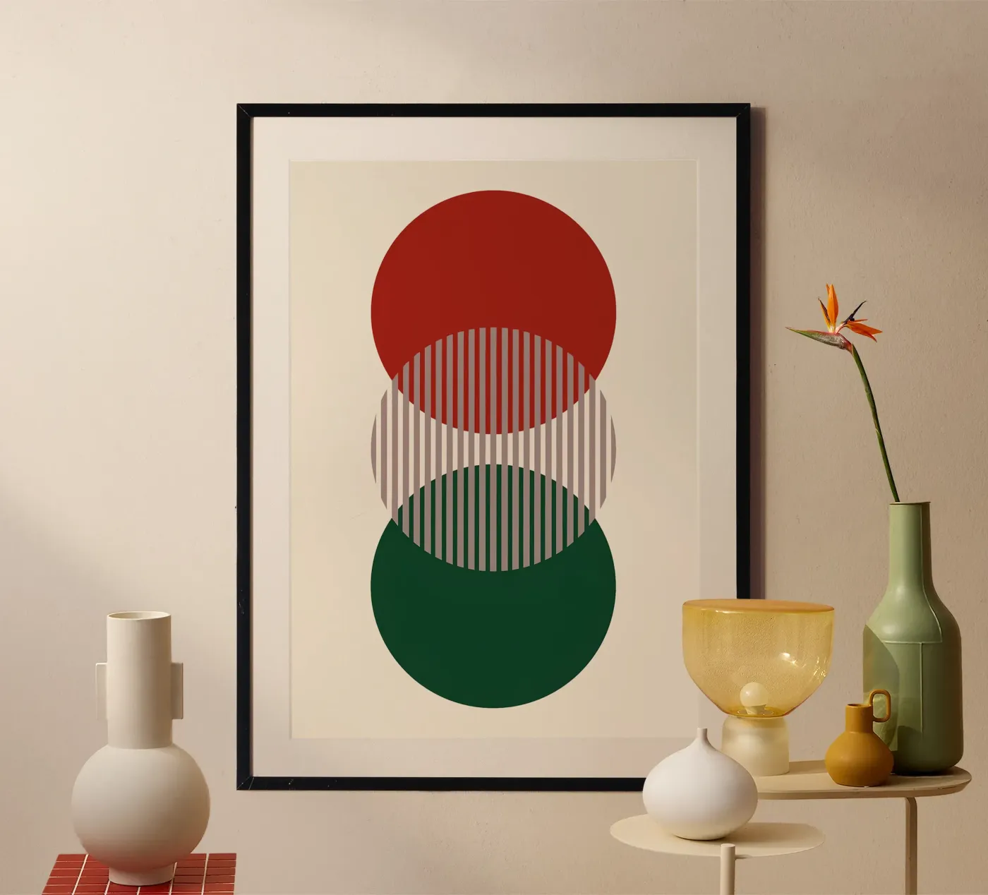 Interlocking Radial poster by David