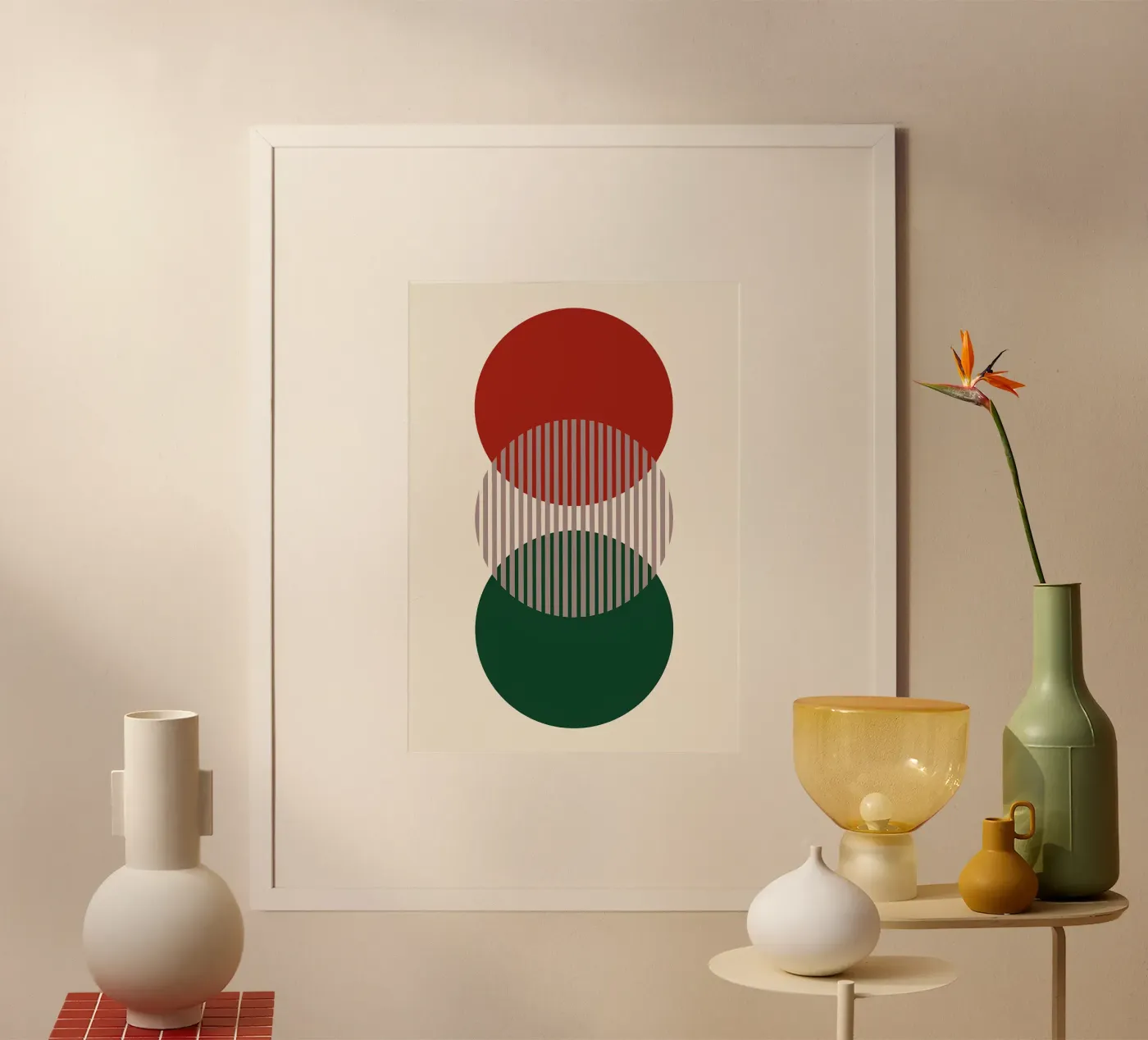 Interlocking Radial poster by David